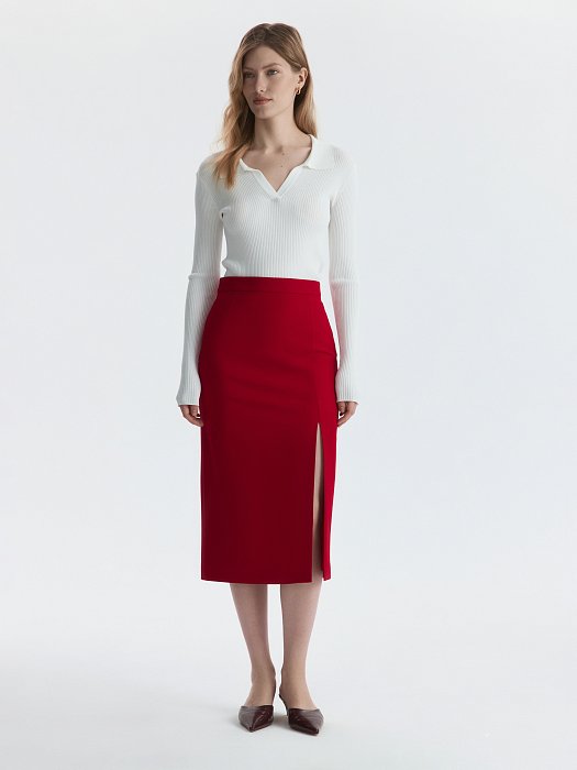 Юбка-миди из вискозы: фото №6