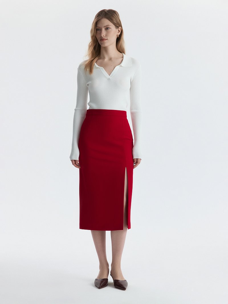 Юбка-миди из вискозы