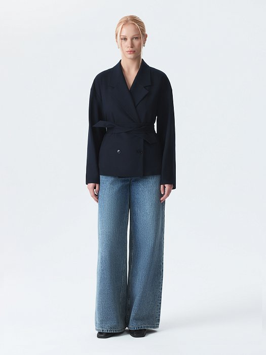 Жакет с поясом: фото №6