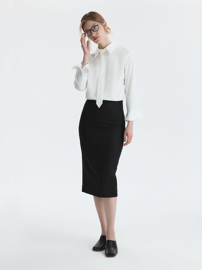 Классическая юбка-миди