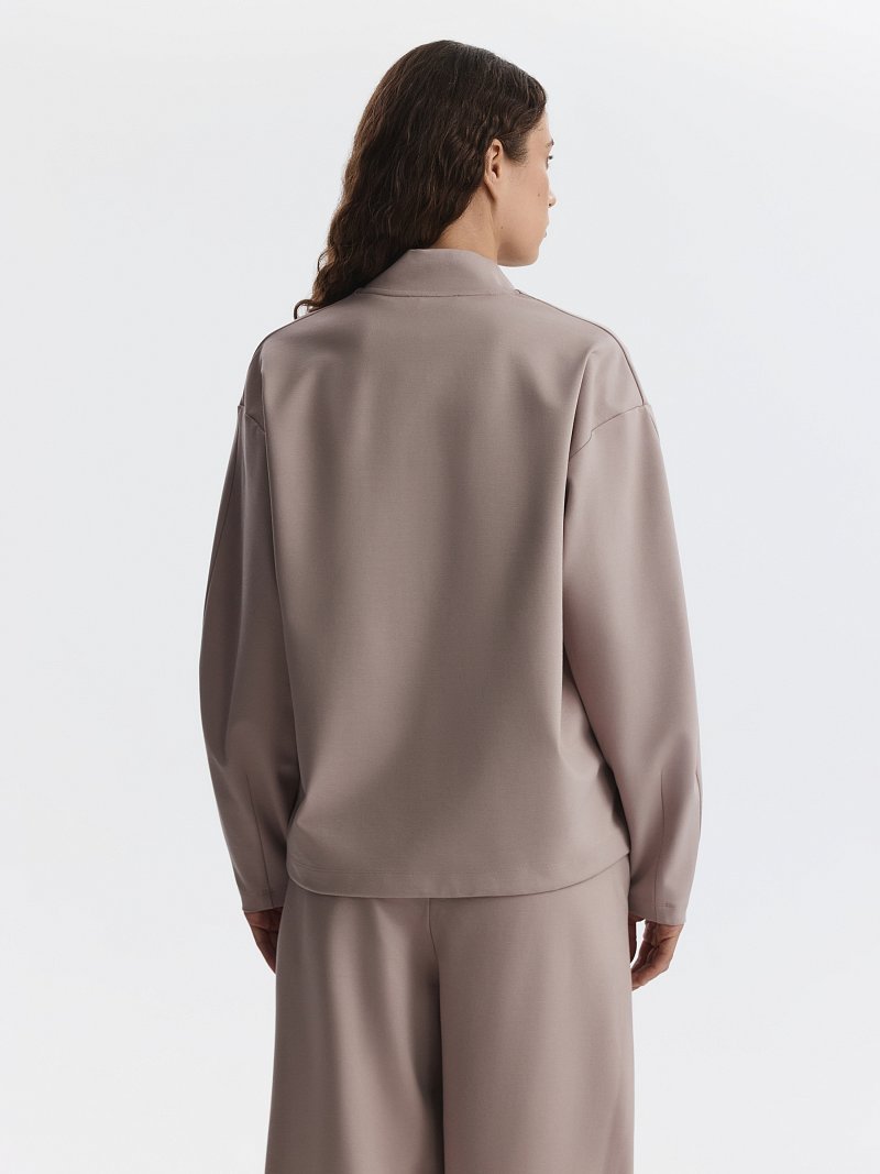 Свитшот с V-вырезом 