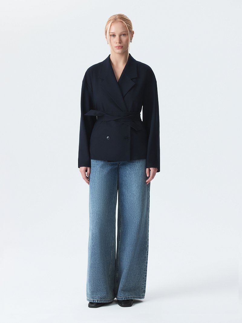 Жакет с поясом