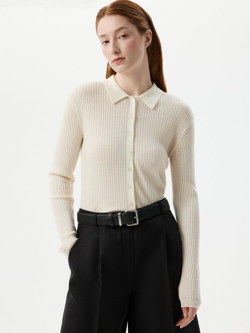 Кардиган из 100% шерсти