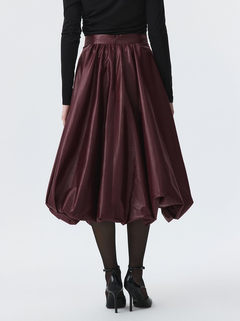 Юбка-баллон с блеском