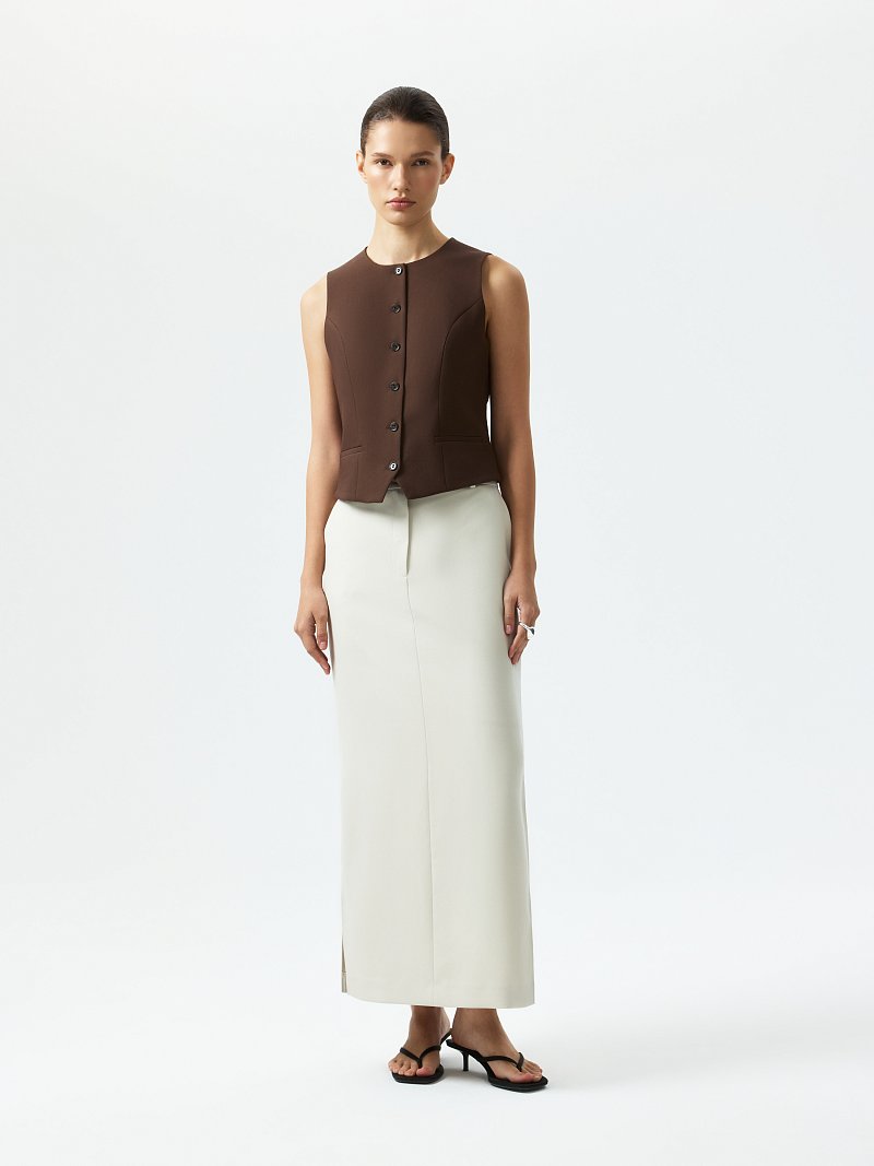 Костюмный жилет из хлопка