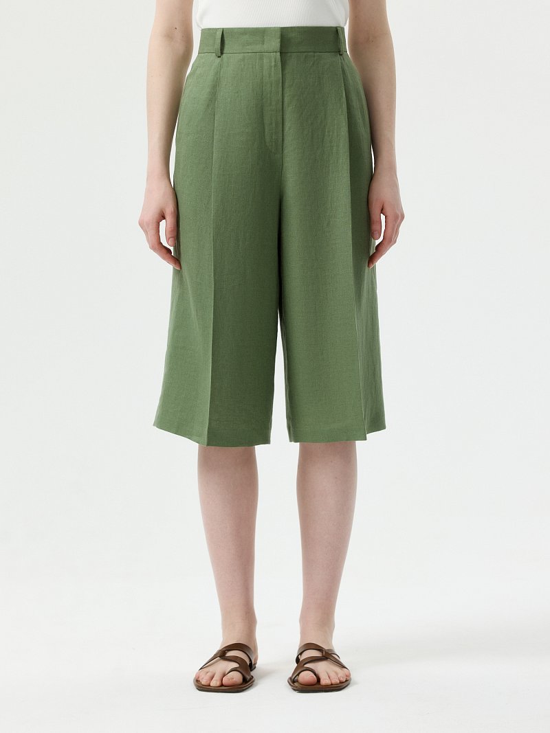 Бермуды из 100% льна