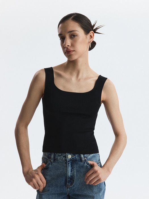 Топ с квадратным вырезом: фото №3