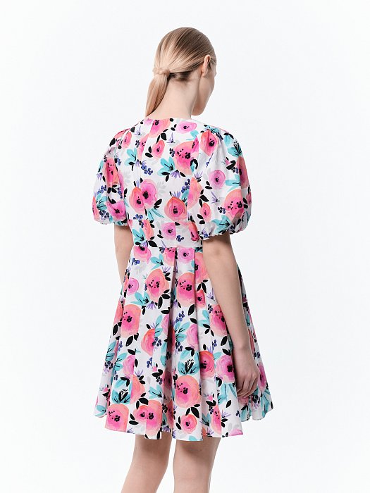 Платье-мини с V-вырезом: фото №5