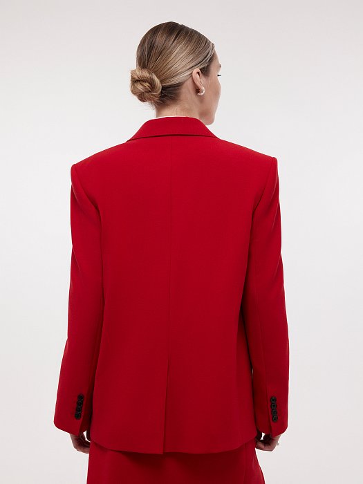 Однобортный жакет оверсайз: фото №5