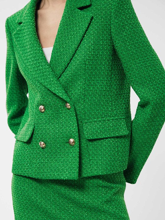 Жакет из фактурной ткани: фото №5