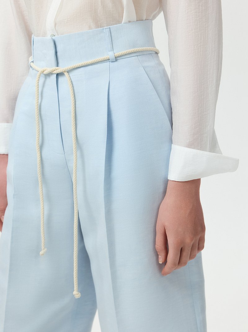 Бермуды со льном