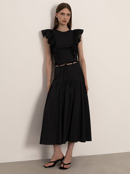 Ярусная юбка со сборкой : фото №6