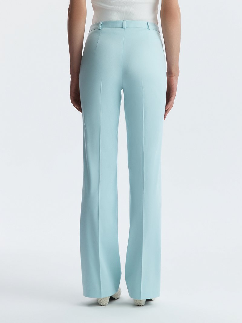 Расклешенные брюки из хлопка