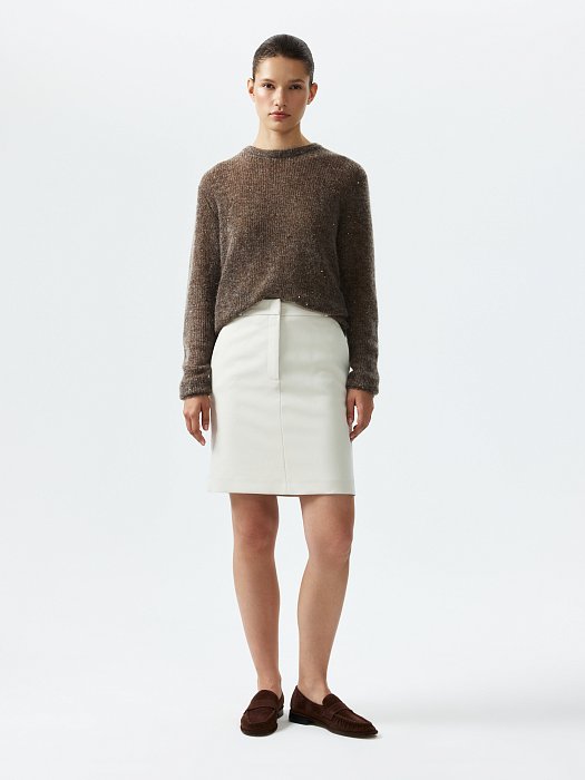 Юбка-мини прямого кроя: фото №2