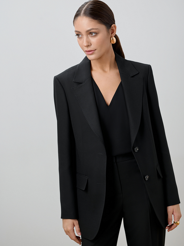 Жакет прямого кроя