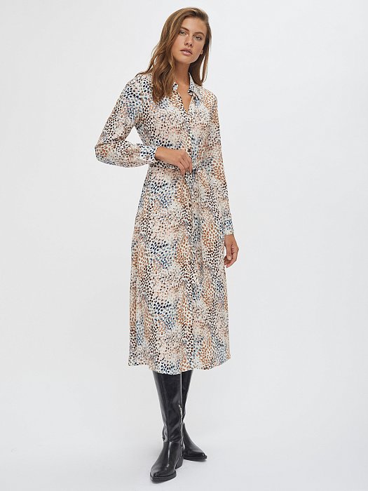 Платье с абстрактным принтом: фото №2