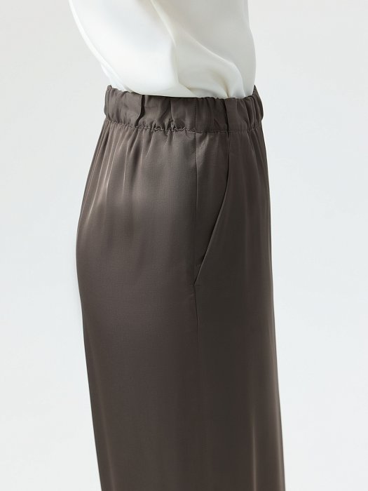 Атласные брюки на резинке: фото №4