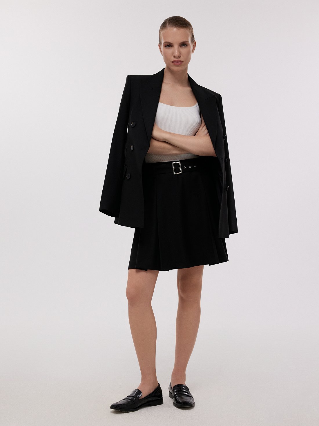 Расклешенная юбка со складками: фото №1