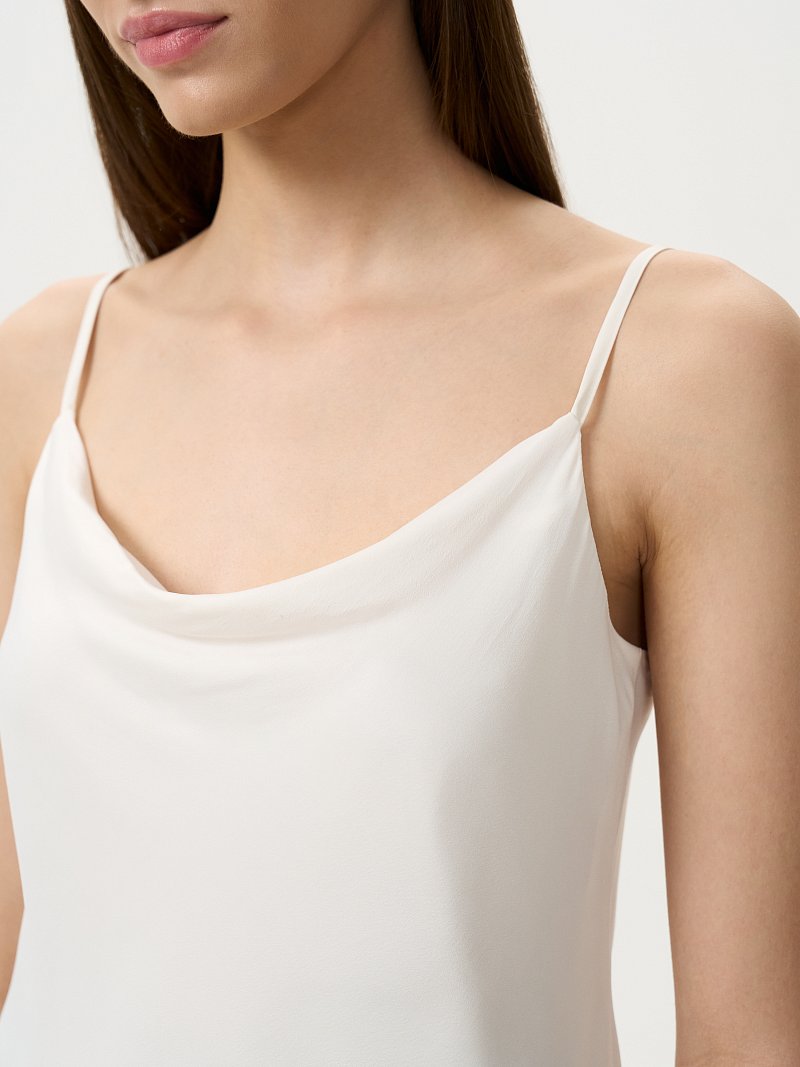 Топ из атласной вискозы