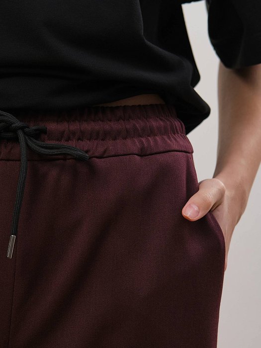 Широкие брюки на кулиске: фото №3