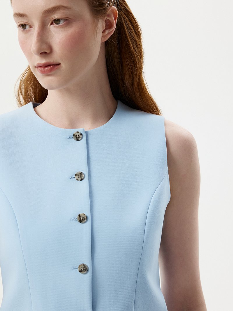 Костюмный жилет из хлопка