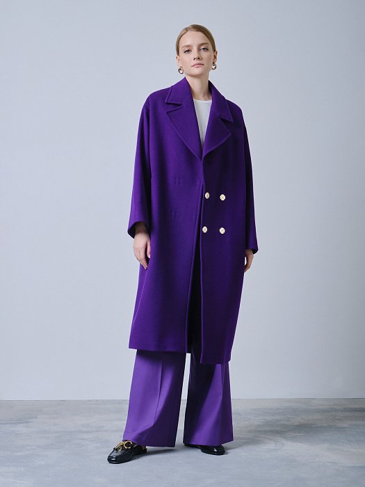 Пальто оверсайз из шерсти: фото №3