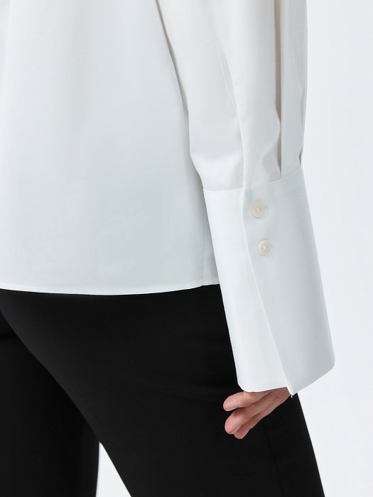 Рубашка с широкими манжетами: фото №4