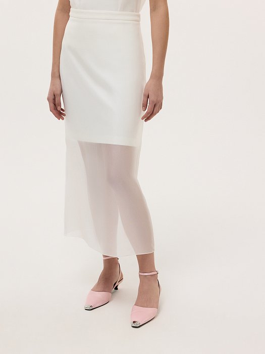 Юбка-миди из органзы: фото №2