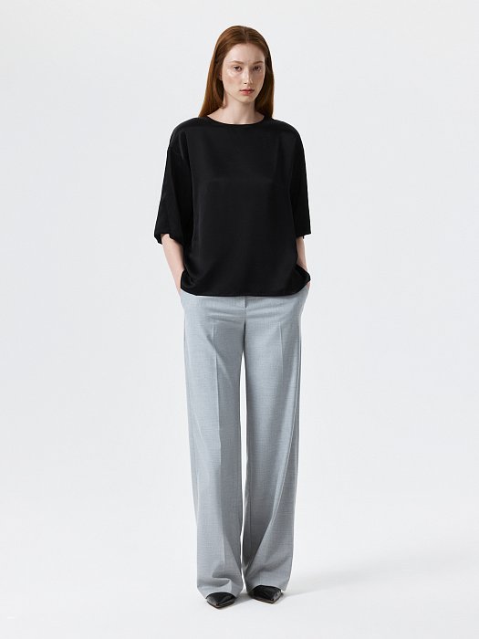 Атласная блуза оверсайз: фото №6