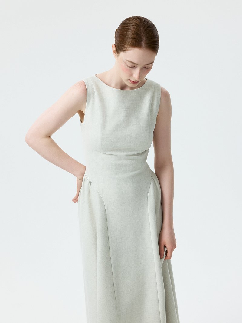 Платье с заниженной талией