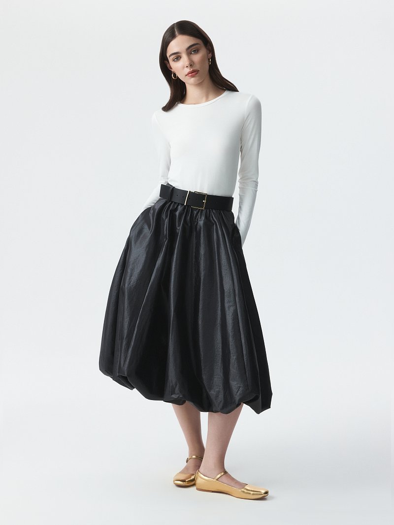 Юбка-баллон с блеском