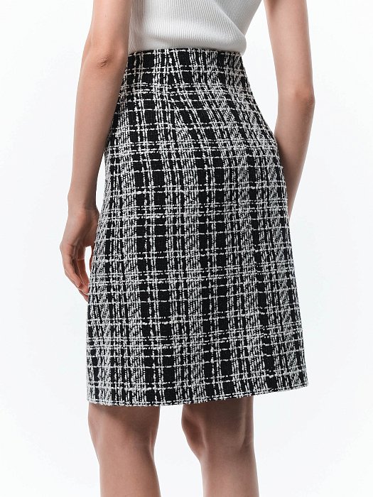Юбка прямая из твида: фото №5