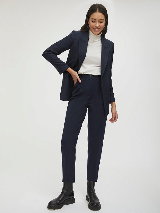 Удлиненный жакет с узором: фото №2