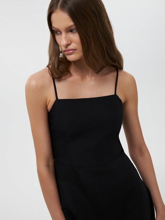 Сарафан из смесового льна: фото №3