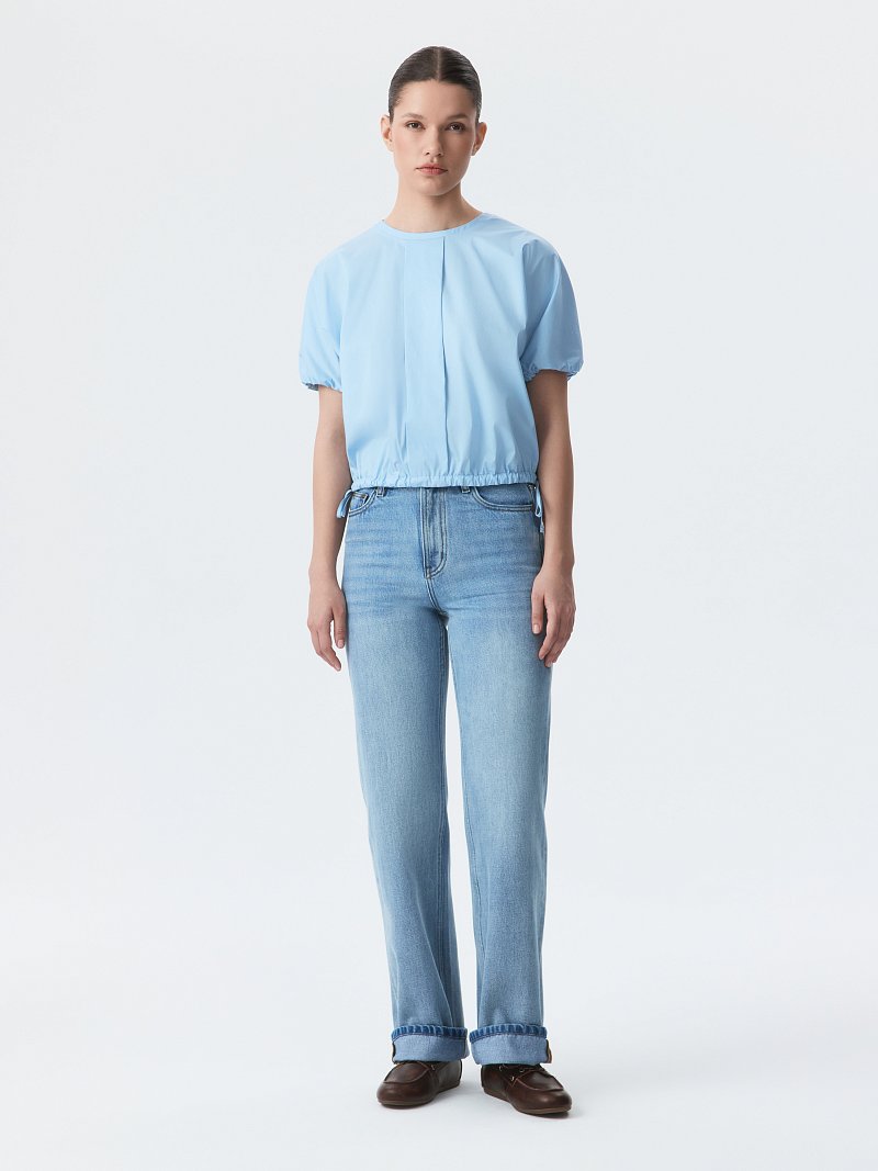 Блуза с короткими рукавами