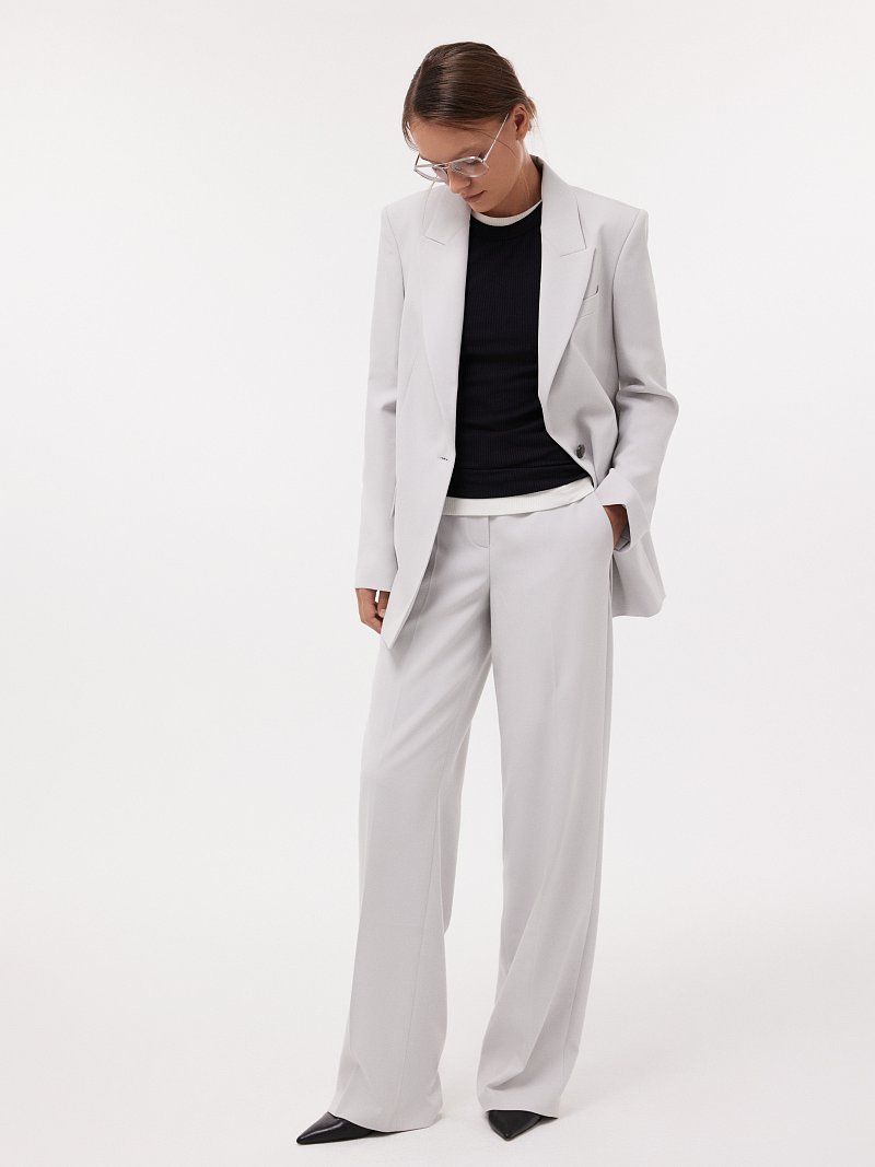 Удлиненный жакет на пуговице (Р158)