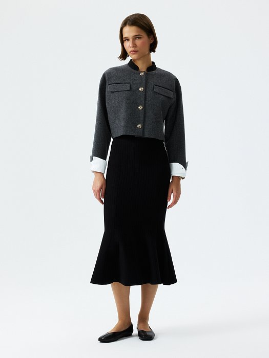 Вязаная юбка-годе: фото №6