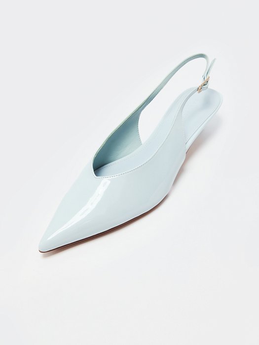 Лаковые туфли с открытой пяткой: фото №8