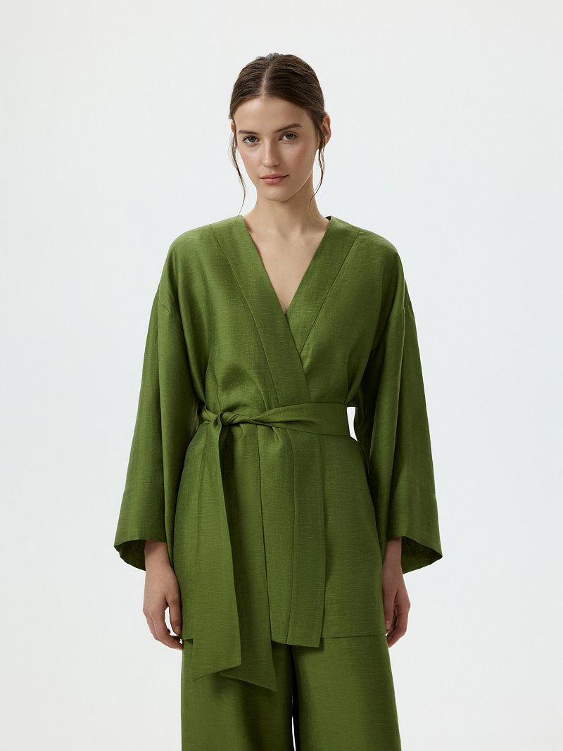 Блуза на запах