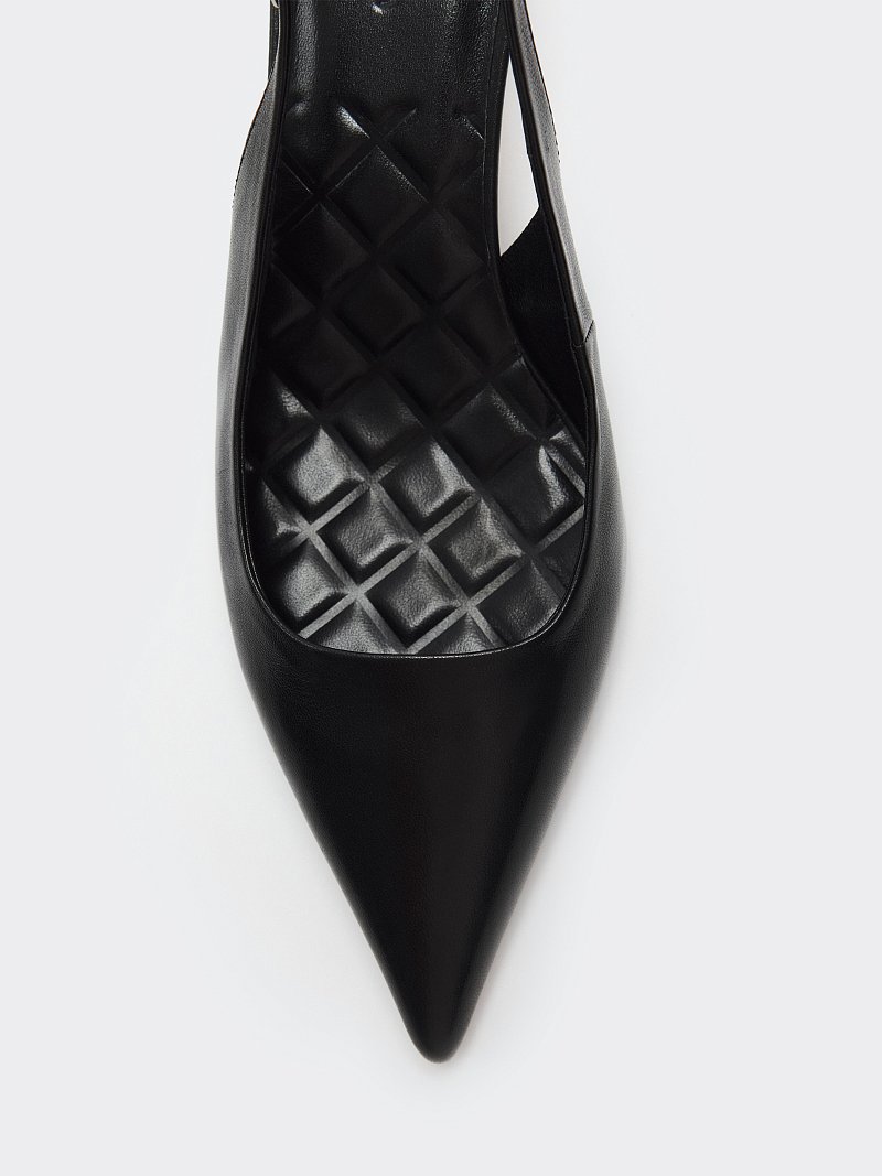 Туфли с открытой пяткой