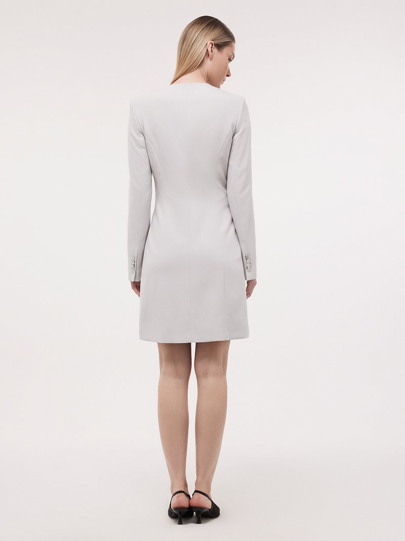 Платье с круглым вырезом