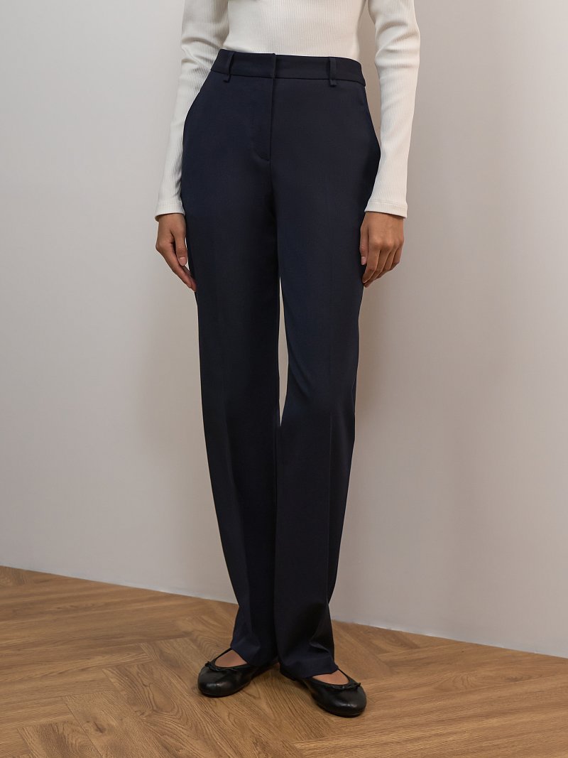 Прямые брюки со стрелками 