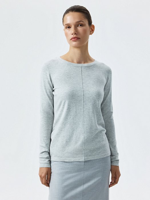 Лонгслив из вискозы и хлопка: фото №2