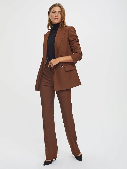 Брюки с широким поясом: фото №2