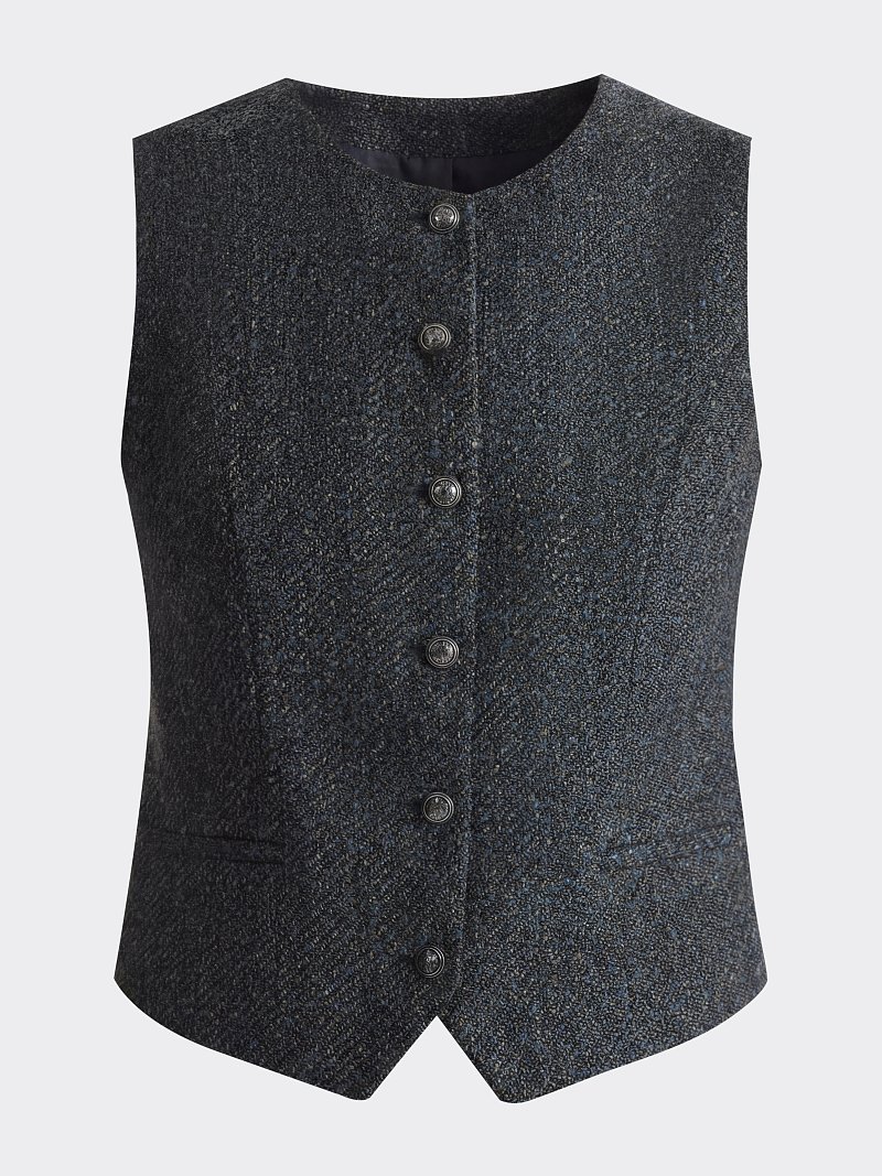 Жилет из твида