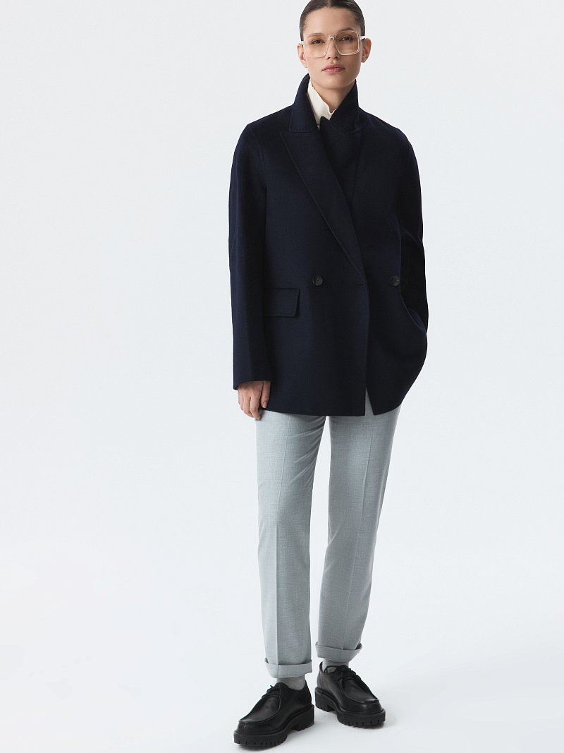 Полупальто в стиле жакета (Р158)