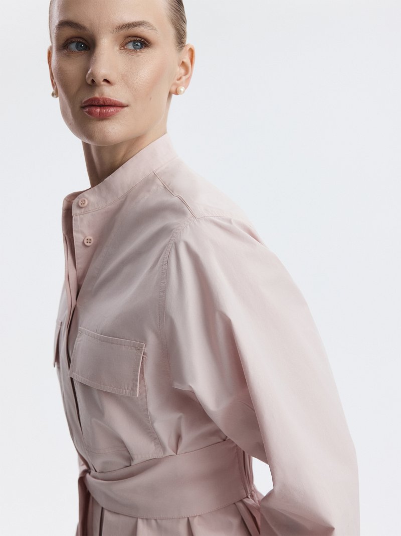 Блуза из 100% хлопка с поясом