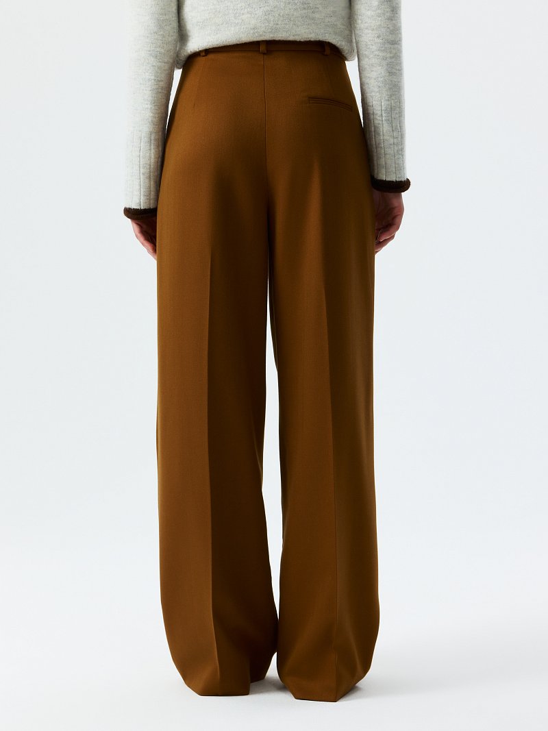 Широкие брюки с шерстью (Р158)