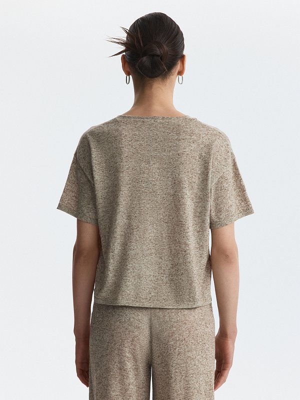 Джемпер со льном