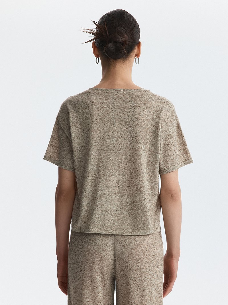 Джемпер со льном